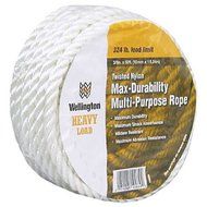 WELLINGTON CORDAGE 10989 3/8-Inch X 50-Feet White Nylon Rope by WELLINGTON CORDAGE LLC