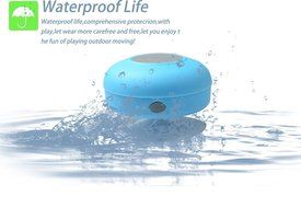 Amazing She-Water Resistant Bluetooth 3.0 Shower Speaker with Dedicated Suction Cup for Showers Bathroom Pool... N12