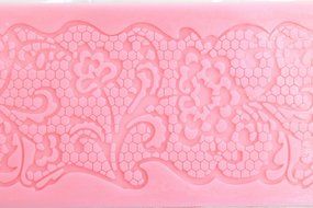 Silicone Cake Decorating Mold for Fondant, Gum Paste, or Sugar Paste (Brazilian Lace) N3