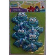 Sesame Street BABY COOKIE MONSTER Cookie Cutters (Pack of 4) 3 1/4&quot; Tall N2