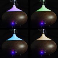 300ml Ultrasonic Cool Mist Humidifier ,Essential Oil Aromatherapy Diffuser with 7 Colors LED and Waterless Auto... N7