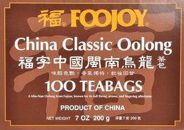 Foojoy China Classic Min-nan Oolong (Wulong) Tea, 2g X 100 Teabags, N5