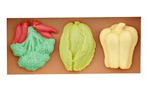 Mr.S Shop 3D Vegetables Silicone Mold Fondant Cake Mold Soap Mold Kitchen Baking Cake Decorating Tools