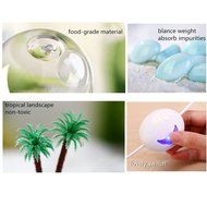 EverKing 400ml Bulb Shape Colorful LED Night Lights USB Mini Desktop Aroma Humidifier Air Purifier Atomizer for... N2