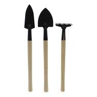 MMRM Mini Potted Plant Garden Hand Tool Kit Spade Shovel Rake for Kids N5