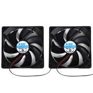 AMA(TM) 4PCS 12V 4Pin DC Brushless PC Computer Case Cooling Fan Pad Tray Chilling Stand (4) N11