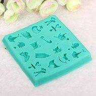 18 Holes Boots Horse Silicone Cake Mold Decoration Cake N4