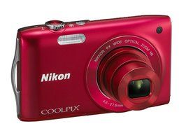 Nikon COOLPIX S3300 16 MP Digital Camera with 6x Zoom NIKKOR Glass Lens and 2.7-inch LCD (Black) N8