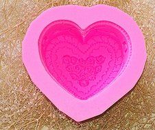 Design 253 Love Heart Shaped 3D Silicone Fondant Mold, Cake Decoration Tool, Food Grade Material N4