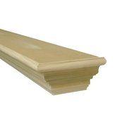 Marilyn Fireplace Mantel Shelf Shelf Length: 72", Finish: Unfinished