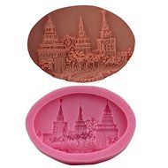 Mr.S Shop DIY Romantic Antique Castle Silicone Molds Fondant Sugar Jello Ice Soap Mould Cake Decorating Tools&#65292;... N2