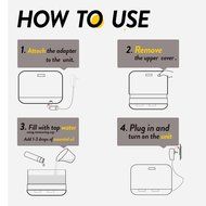 Portable Small Aromatherapy Oil Diffuser 160 ML, Travel Size Cool Mist Humidifier and Ultrasonic Mini Air Moisturizer... N6