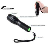 Moobom XM-L T6 2000 Lumens,5 Adjustable Modes Zoomable LED Tactical Flash light Torch Lamp Aluminum LED Flashlight... N2