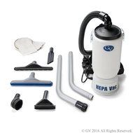 New GV Professional Backpack HEPA vacuum with 1 1/2 tool kit and factory warranty
