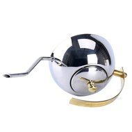 YaeKoo 600ML Stainless Steel Coffee Drip Kettle,Gooseneck Stainless Steel Drip Pot for Coffee &amp; Tea N2