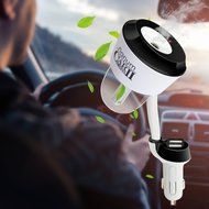 Car Oil Diffuser Humidifier, SUNDATOM Ultrasonic wave Car Air Humidifier and Aromatherapy Essential Oil Diffuser... N7