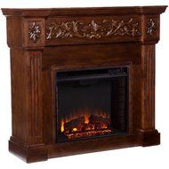 Jordan Electric Fireplace with 6' Cord , Espresso N6