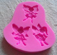 Design 191 3 Angel Girls 3D Silicone Fondant Mold, Cake Decoration Tool, Food Grade Material