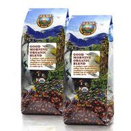 Java Planet - Good Morning USDA Organic Coffee Beans, Medium Roast, Arabica Gourmet Coffee Grade A, packaged in... N2