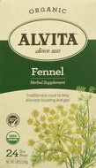 ALVITA TEA,OG2,HERBAL,FENNEL SD, 24 BAG