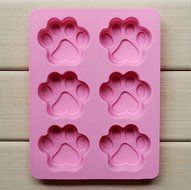 New Silicone 6 Holes Cat Claws Shape Cake Decorating Bakeware Mold Soap Chocolate Kitchen Cooking Tools Food Dessert...