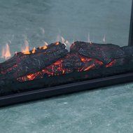 Clevr 26" 1400W Adjustable Electric Wall Insert Fireplace Heater W/Remote N7