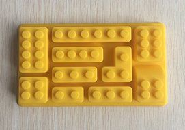 Lego Type Muffin Sweet Candy Jelly Fondant Cake Chocolate Mold Silicone Tool Baking Pan Kitchen Tools N2