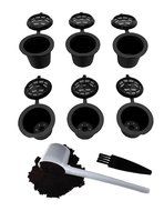 Reusable Nespresso Capsules - 6 Pack - Refillable Pods For Nespresso Machines (OriginalLine Compatible) N3