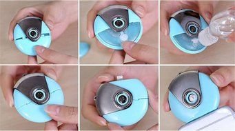 Alice Windowshop Mini Humidifier Facial Spa Gadget Air Purifier Humidifier Blue(foriPhone 6/iPhone 6s Plus/iPhone...
