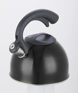 Naturally Home - Tea Kettle; Whistling Teapot Design; Large 3.0L (3.2 Quart) (Red) N3