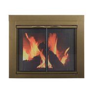 Pleasant Hearth Ashlyn Medium Glass Fireplace Doors N2
