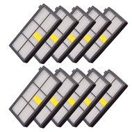 Hongfa Irobot Roomba Replacement Filter Roomba Hepa Filter and 3 Armed Side Brush for Roomba 800 Series Replenishment... N6