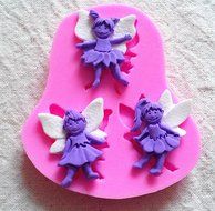 Design 191 3 Angel Girls 3D Silicone Fondant Mold, Cake Decoration Tool, Food Grade Material N2