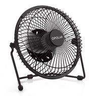 OPOLAR F501 Desktop USB Fan with Upgraded 6 Inch Blades, Enhanced Airflow, Lower Noise, Metal Design, USB Powered...