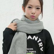 KAKA(TM) Women's Korean Artistic Stylish Winter Colorful Knitting Wool Scarves Oversized Dual Using Scarf Shawl... N7