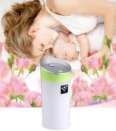Touchshop Mini USB Cool Mist Humidifier 300ml Ultrasonic Anion Air Diffuser with Adjustable Mist Mode Auto Shut-off... N5