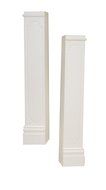 Oxford White Fireplace Mantel Legs (2-piece)