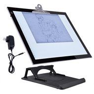 A4 3.6w 12v LED Artist Stencil Board Tattoo Drawing Light Box Tracing Table Display Light Box (The entire package) N4