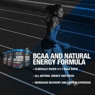 Best Tasting Amino Pre-workout, 360AMINO ENERGIZE Peach Lemonade Iced Tea with Raw Coconut Water Powder, Natural...