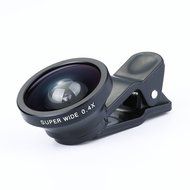 3 In 1 Universal Phone Camera Lens Kit with 0.4X Super Wide Angle Lens, 180 Degree Fish Eye Lens and 10X Macro... N33