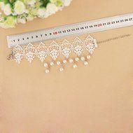 Susenstone&reg;Women Jewelry Gothic Fresh Sweet Lace Pearl Anklet N3