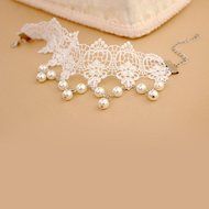 Susenstone&reg;Women Jewelry Gothic Fresh Sweet Lace Pearl Anklet N4