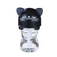 Alonea USB Mini Cartoon Bottle Cap Humidifier Office Air Diffuser (Black)