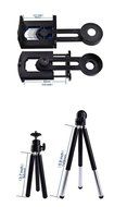 3 In 1 Universal Phone Camera Lens Kit with 0.4X Super Wide Angle Lens, 180 Degree Fish Eye Lens and 10X Macro... N38