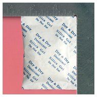10 Gram Pack of 100 "Dry&amp;Dry" Silica Gel Packets Desiccant Dehumidifiers N2