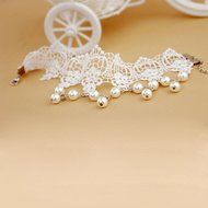 Susenstone&reg;Women Jewelry Gothic Fresh Sweet Lace Pearl Anklet N6