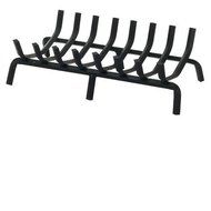 Fireplace Rectangular Grates - 4 1/2" Clearance with Center Leg