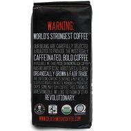 Death Wish Ground Coffee, The World's Strongest Coffee, Fair Trade and USDA Certified Organic, 16 Ounce N5
