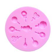 Little Lollipops Shapes Cake Decoration Fondant Silicone Mold Mould