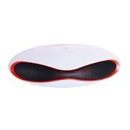 Mini Rugby Shape Wireless Bluetooth Speaker Support USB Drive/TF Card/Hands-free Call (White) N4